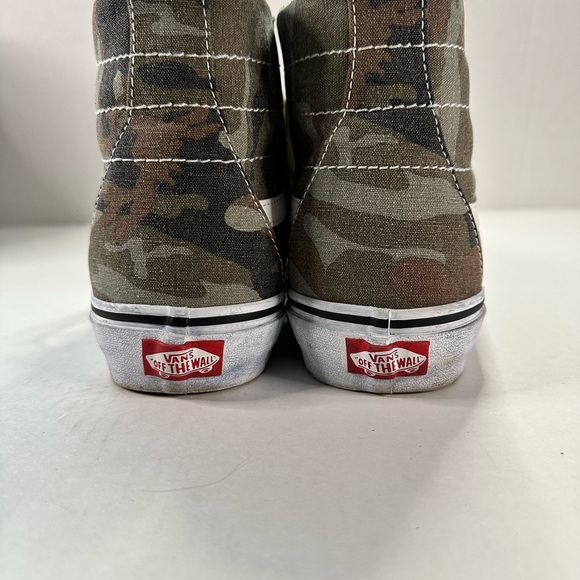 Vans SK8-HI Canvas Tapered Camouflage High-Top Sneakers - Mens size 11 - Picture 3 of 7